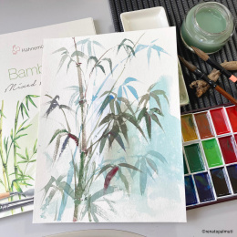Mixed Media Bamboo 265g 8x10,5 cm i gruppen Papper & Block / Konstnärsblock / Mixed media-block hos Pen Store (137995)