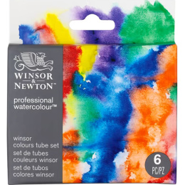Professional Akvarellfärg Tub 5 ml Foundation 6-set i gruppen Konstnärsmaterial / Konstnärsfärger / Akvarellfärg / Akvarellfärg på tub hos Pen Store (138000)