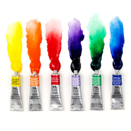 Professional Akvarellfärg Tub 5 ml Winsor 6-set i gruppen Konstnärsmaterial / Konstnärsfärger / Akvarellfärg / Akvarellfärg på tub hos Pen Store (138003)