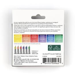 Professional Akvarellfärg Tub 5 ml Winsor 6-set i gruppen Konstnärsmaterial / Konstnärsfärger / Akvarellfärg / Akvarellfärg på tub hos Pen Store (138003)