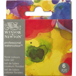 Professional Akvarellfärg Tub 5 ml Floral 6-set i gruppen Konstnärsmaterial / Konstnärsfärger / Akvarellfärg / Akvarellfärg på tub hos Pen Store (138004)