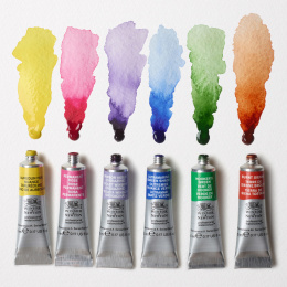 Professional Akvarellfärg Tub 5 ml Floral 6-set i gruppen Konstnärsmaterial / Konstnärsfärger / Akvarellfärg / Akvarellfärg på tub hos Pen Store (138004)
