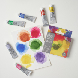 Professional Akvarellfärg Tub 5 ml Floral 6-set i gruppen Konstnärsmaterial / Konstnärsfärger / Akvarellfärg / Akvarellfärg på tub hos Pen Store (138004)