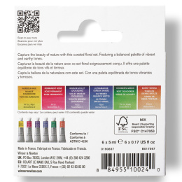 Professional Akvarellfärg Tub 5 ml Floral 6-set i gruppen Konstnärsmaterial / Konstnärsfärger / Akvarellfärg / Akvarellfärg på tub hos Pen Store (138004)