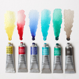 Professional Akvarellfärg Tub 5 ml Urban 6-set i gruppen Konstnärsmaterial / Konstnärsfärger / Akvarellfärg / Akvarellfärg på tub hos Pen Store (138005)