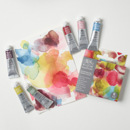 Professional Akvarellfärg Tub 5 ml Mindful 6-set i gruppen Konstnärsmaterial / Konstnärsfärger / Akvarellfärg / Akvarellfärg på tub hos Pen Store (138006)
