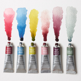 Professional Akvarellfärg Tub 5 ml Mindful 6-set i gruppen Konstnärsmaterial / Konstnärsfärger / Akvarellfärg / Akvarellfärg på tub hos Pen Store (138006)