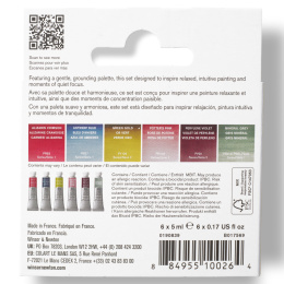 Professional Akvarellfärg Tub 5 ml Mindful 6-set i gruppen Konstnärsmaterial / Konstnärsfärger / Akvarellfärg / Akvarellfärg på tub hos Pen Store (138006)
