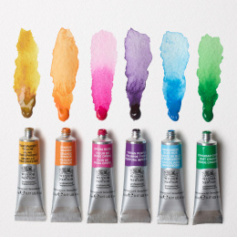 Professional Akvarellfärg Tub 5 ml Vibrant 6-set i gruppen Konstnärsmaterial / Konstnärsfärger / Akvarellfärg / Akvarellfärg på tub hos Pen Store (138007)