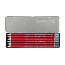 Cleos Fine Art Graphite 6-set i gruppen Pennor / Konstnärspennor / Skisspennor hos Pen Store (138024)