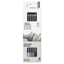 Studio Collection Kolpennor 6-set i gruppen Konstnärsmaterial / Kritor och blyerts / Kolpennor och ritkol hos Pen Store (138034)