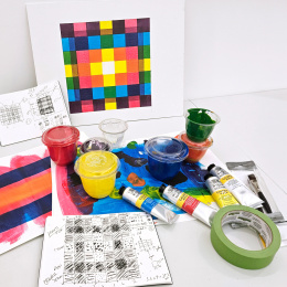 Galeria Akrylfärg 5x60ml Process set i gruppen Konstnärsmaterial / Konstnärsfärger / Akrylfärg hos Pen Store (138041)