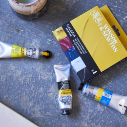 Galeria Akrylfärg 5x60ml Process set i gruppen Konstnärsmaterial / Konstnärsfärger / Akrylfärg hos Pen Store (138041)