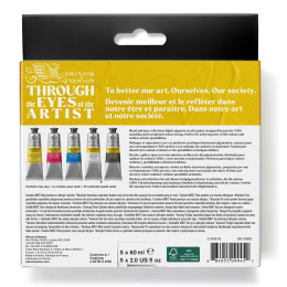 Galeria Akrylfärg 5x60ml Process set i gruppen Konstnärsmaterial / Konstnärsfärger / Akrylfärg hos Pen Store (138041)