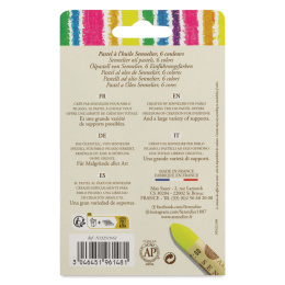 Oljepastell Fluorescent colors 5ml 6 st i gruppen Konstnärsmaterial / Konstnärsfärger / Pastell / Oljepastell hos Pen Store (138063)
