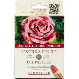 Oljepastell Rose in bloom 5ml 6 st i gruppen Konstnärsmaterial / Konstnärsfärger / Pastell / Oljepastell hos Pen Store (138065)