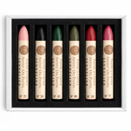 Oljepastell Rose in bloom 5ml 6 st i gruppen Konstnärsmaterial / Konstnärsfärger / Pastell / Oljepastell hos Pen Store (138065)