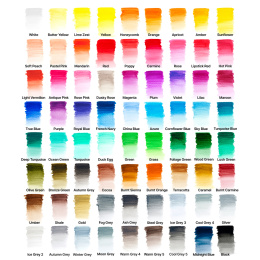 Studio Collection Akvarellpennor 72-set i gruppen Pennor / Konstnärspennor / Akvarellpennor hos Pen Store (138081)