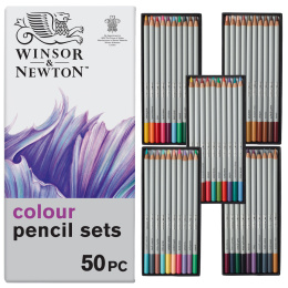 Studio Collection Färgpennor 50-set i gruppen Konstnärsmaterial / Konstnärsset / Färgpennor i set hos Pen Store (138082)