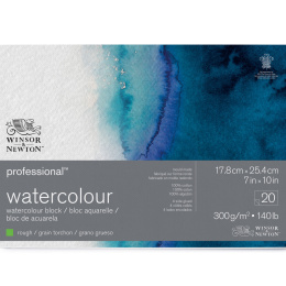 Professional Akvarellblock Rough 18x26 cm 300g i gruppen Papper & Block / Konstnärsblock / Akvarellblock hos Pen Store (138087)