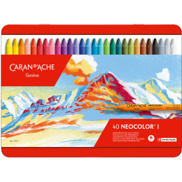 Neocolor I Pastellkritor 40-set i gruppen Konstnärsmaterial / Kritor och blyerts / Pastellkritor hos Pen Store (138090)