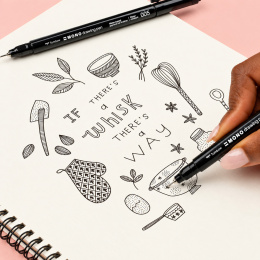 Fineliner MONO Drawing Fine 4-set i gruppen Pennor / Skriva / Fineliners hos Pen Store (138132)