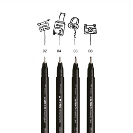 Fineliner MONO Drawing Fine 4-set i gruppen Pennor / Skriva / Fineliners hos Pen Store (138132)