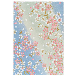Notebook Goshuincho Blue Flower i gruppen Papper & Block / Konstnärsblock / Skissböcker hos Pen Store (138160)