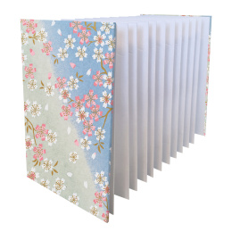 Notebook Goshuincho Blue Flower i gruppen Papper & Block / Konstnärsblock / Skissböcker hos Pen Store (138160)