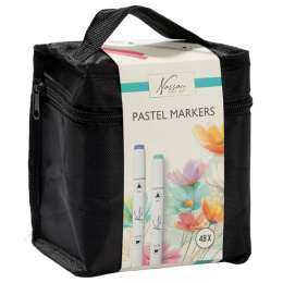 Dual Marker Pastel 48-set i gruppen Pennor / Konstnärspennor / Illustrationsmarkers hos Pen Store (138228)