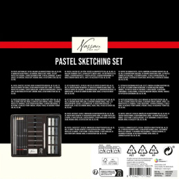 Skissa & Teckna 30-set i gruppen Konstnärsmaterial / Kritor och blyerts / Kolpennor och ritkol hos Pen Store (138231)