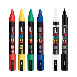 PC-5M/BR 4-set i gruppen Pennor / Konstnärspennor / Illustrationsmarkers hos Pen Store (138267)