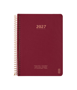 Kalender 2027 A6 Weekly Berry i gruppen Papper & Block / Kalendrar och almanackor / 12-månaderskalendrar hos Pen Store (138281)