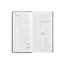 Kalender Björn 2027 Slim Weekly Vertikal Svart i gruppen Papper & Block / Kalendrar och almanackor / 12-månaderskalendrar hos Pen Store (138285)