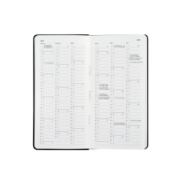 Kalender Björn 2027 Slim Weekly Vertikal Svart i gruppen Papper & Block / Kalendrar och almanackor / 12-månaderskalendrar hos Pen Store (138285)