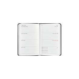 Kalender Björn 2027 Mini Weekly Horisontell Svart i gruppen Papper & Block / Kalendrar och almanackor / 12-månaderskalendrar hos Pen Store (138286)