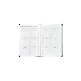Kalender Björn 2027 Mini Weekly Horisontell Svart i gruppen Papper & Block / Kalendrar och almanackor / 12-månaderskalendrar hos Pen Store (138286)