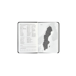 Kalender Björn 2027 Mini Weekly Horisontell Svart i gruppen Papper & Block / Kalendrar och almanackor / 12-månaderskalendrar hos Pen Store (138286)