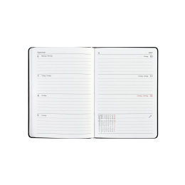Kalender Björn 2027 A6 Weekly Horisontell Duvblå i gruppen Papper & Block / Kalendrar och almanackor / 12-månaderskalendrar hos Pen Store (138288)