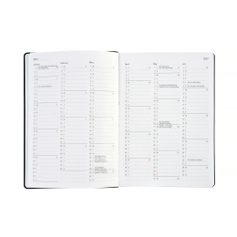 Kalender Björn 2027 A5 Weekly Horisontell Ängsgrön i gruppen Papper & Block / Kalendrar och almanackor / 12-månaderskalendrar hos Pen Store (138291)