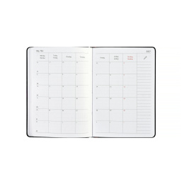 Kalender Björn 2027 A6 Weekly Horisontell Ängsgrön i gruppen Papper & Block / Kalendrar och almanackor / 12-månaderskalendrar hos Pen Store (138292)