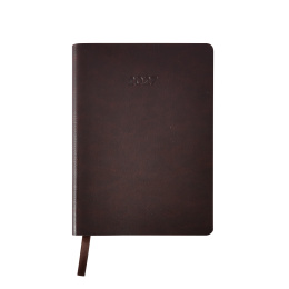 Kalender Björn 2027 A6 Weekly Horisontell Kastanjebrun i gruppen Papper & Block / Kalendrar och almanackor / 12-månaderskalendrar hos Pen Store (138294)