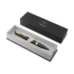 Meridian Matte Black/Gold Kulpenna i gruppen Pennor / Fine Writing / Kulspetspennor hos Pen Store (138302)