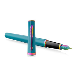 Meridian Teal/Rainbow Reservoar i gruppen Pennor / Fine Writing / Exklusiva pennor hos Pen Store (138327_r)