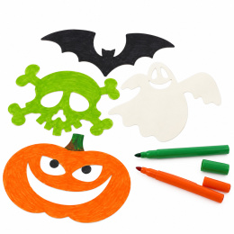 Pappersfigurer Halloween 16-pack i gruppen Kids / Högtider / säsong för barn / Barnens Halloween  hos Pen Store (138372)